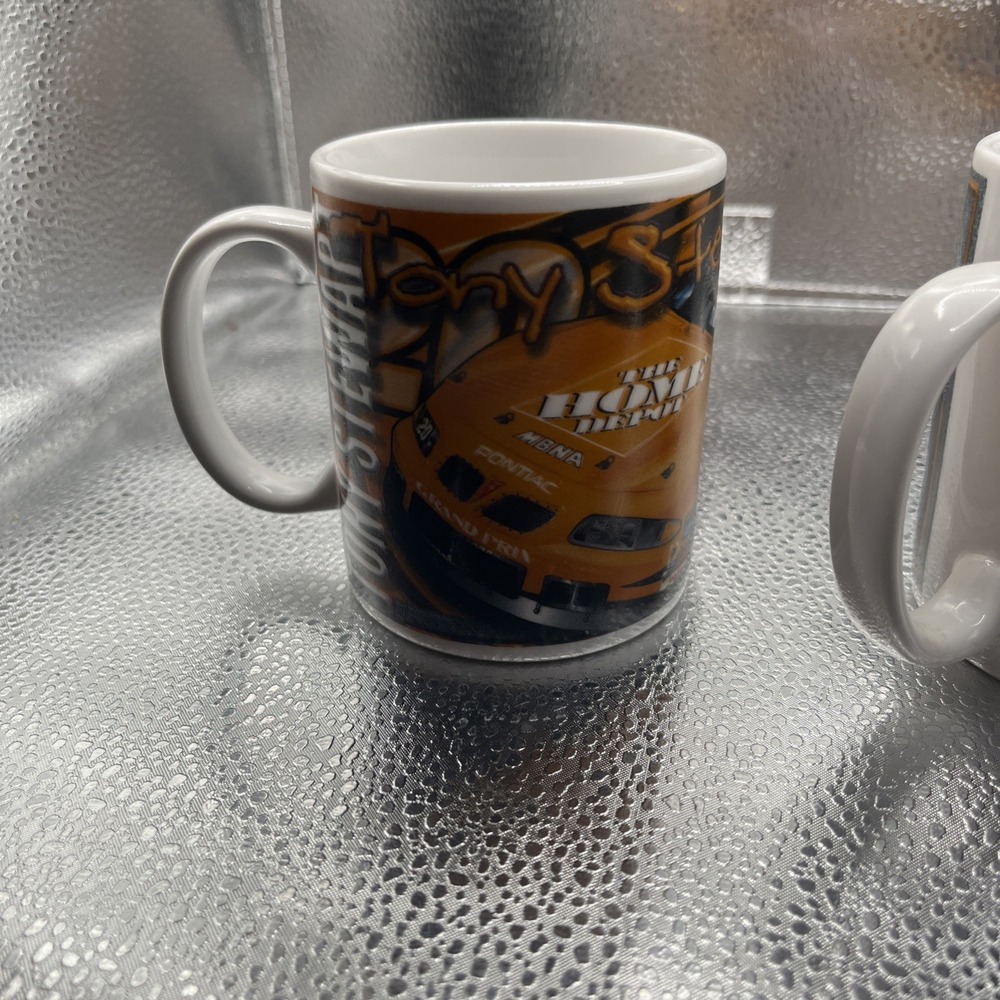 Lot Of 2 Tony Stewart Coffee Mugs Home Depot NASCAR #20 - Picture 10 of 16